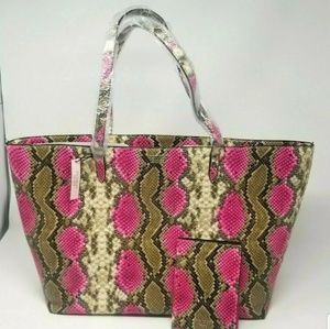 Victoria's Secret Faux Python SNAKESKIN Tote Set
